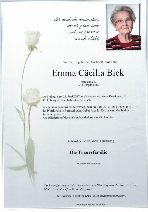 Emma Cäcilia Bick
