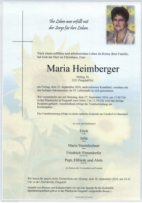 Maria Heimberger
