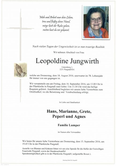 Leopoldine Jungwirth