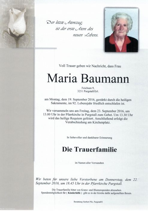 Maria Baumann