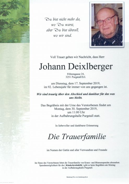 Johann Deixlberger