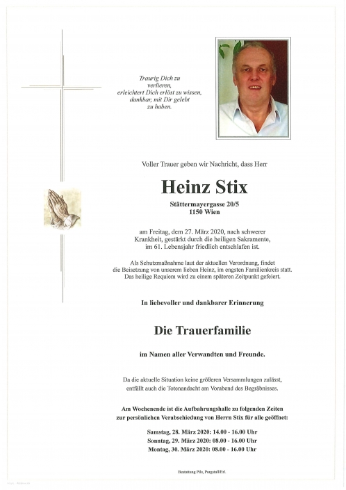 Heinz Stix