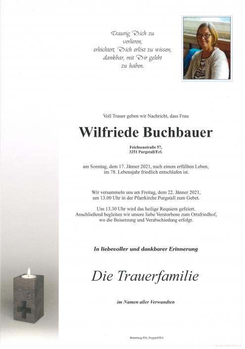 Wilfriede Buchbauer