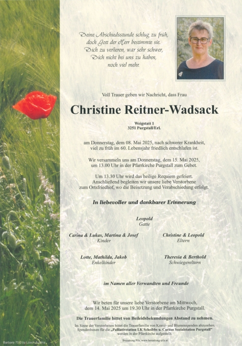 Reitner-Wadsack Christine
