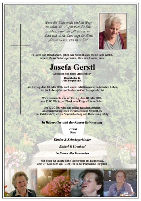 Gerstl Josefa