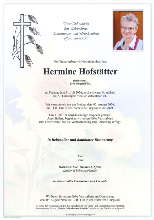 Hofstätter Hermine